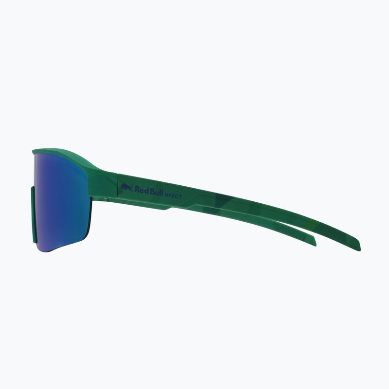 Sonnenbrille Red Bull SPECT Dundee matt turquoise pattern/smoke green-purple mirror 5