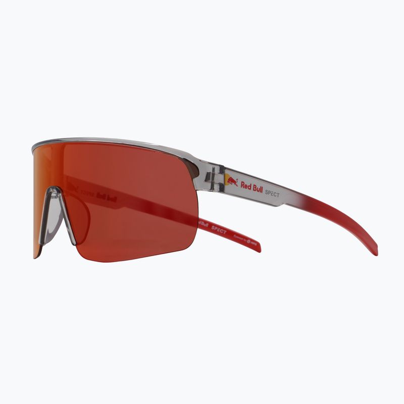 Sonnenbrille Red Bull SPECT Dakota light grey/brown with red-orange mirror 3