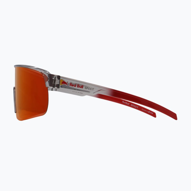 Sonnenbrille Red Bull SPECT Dakota light grey/brown with red-orange mirror 4
