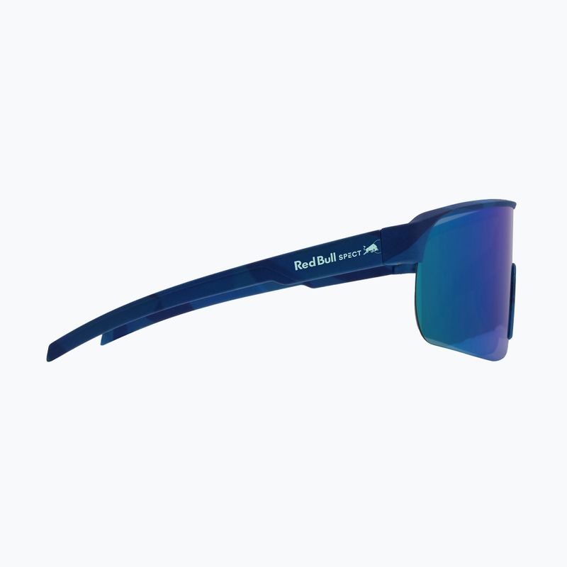 Sonnenbrille Red Bull SPECT Dakota matt blue/smoke with green-purple mirror 2