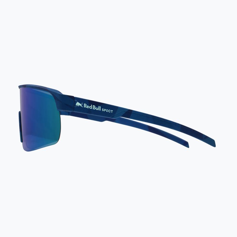 Sonnenbrille Red Bull SPECT Dakota matt blue/smoke with green-purple mirror 3