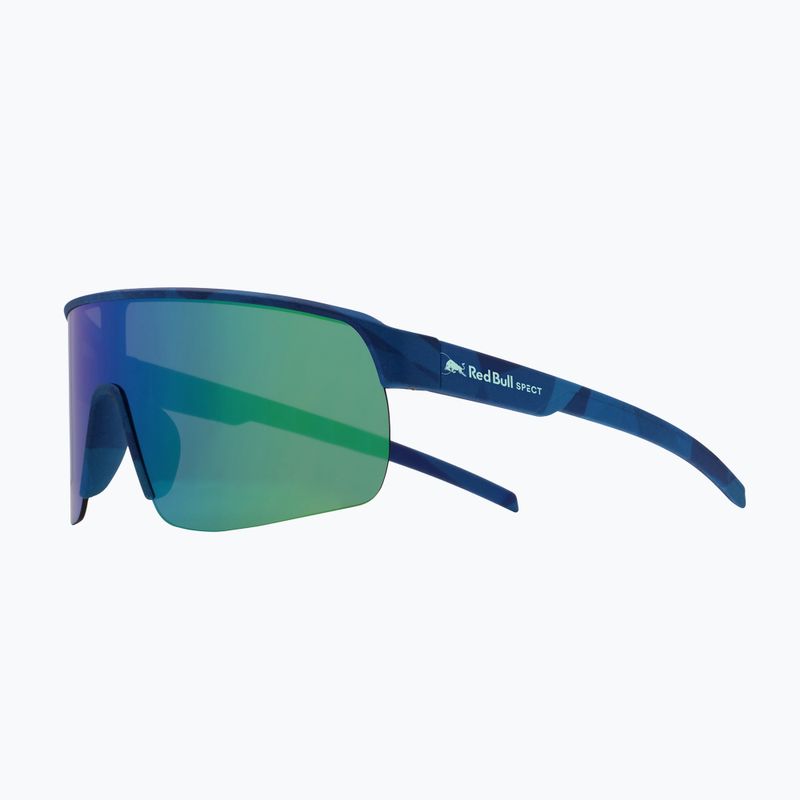 Sonnenbrille Red Bull SPECT Dakota matt blue/smoke with green-purple mirror 4