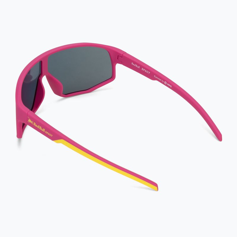 Sonnenbrille Red Bull SPECT Dash neon pink/smoke with pink-yellow mirror 2