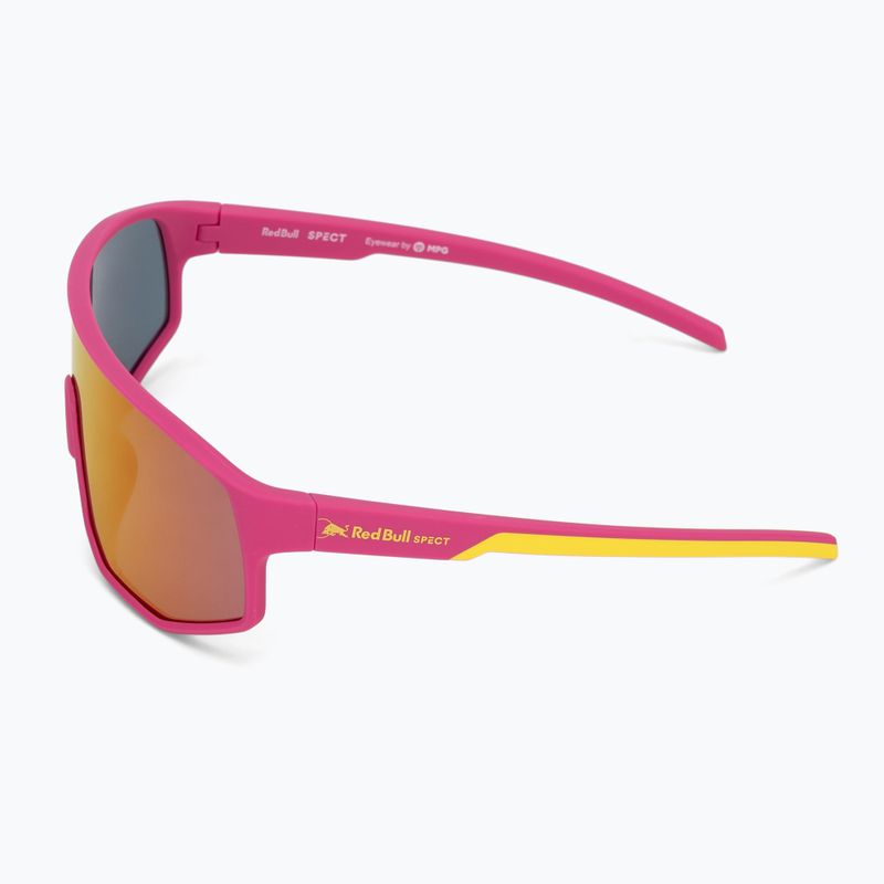 Sonnenbrille Red Bull SPECT Dash neon pink/smoke with pink-yellow mirror 4