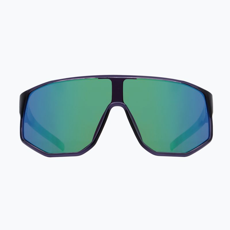 Sonnenbrille Red Bull SPECT Dash dark purple/smoke with green-purple mirror 3