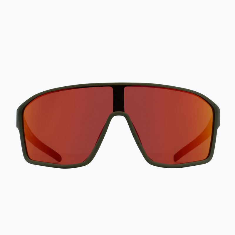 Sonnenbrille Red Bull SPECT Daft soft touch olive/brown red/orange mirror 2