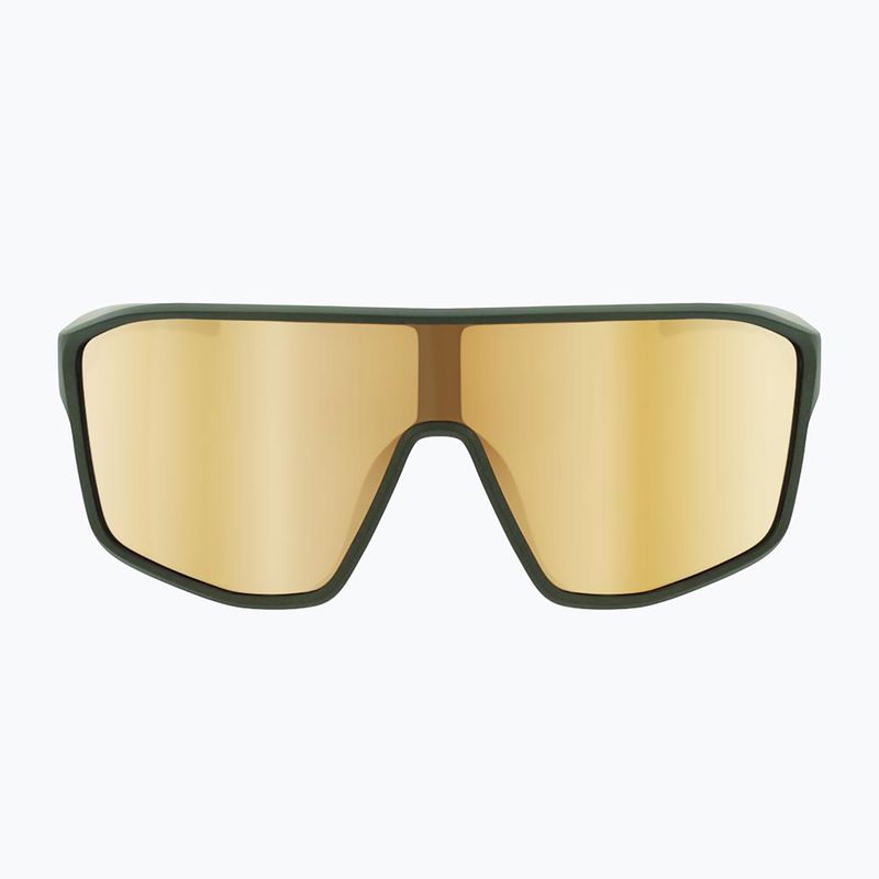 Sonnenbrille Red Bull SPECT Daft matt metallic olive/ brown with gold mirror 3