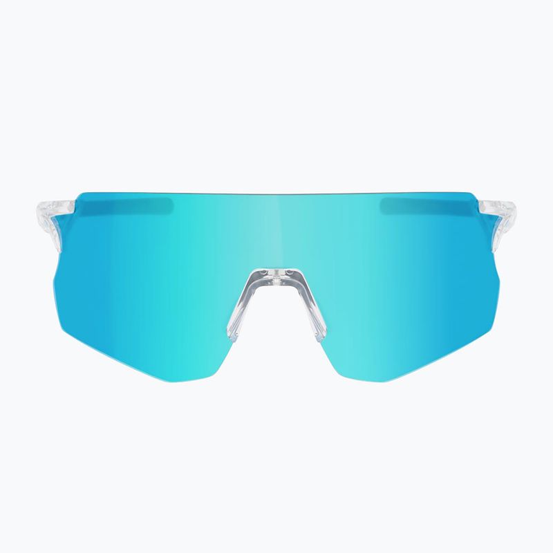 Sonnenbrille Red Bull SPECT Ruffy shiny clear/ smoke with blue mirror 3