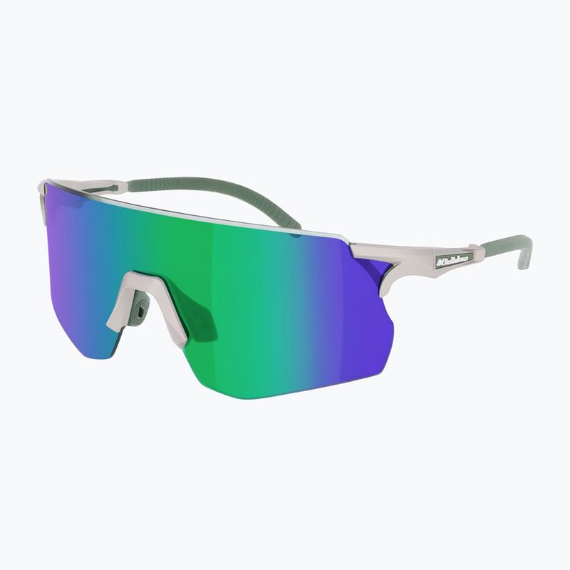 Sonnenbrille Red Bull SPECT Ruffy IB matt metallic light grey/green with green mirror 2