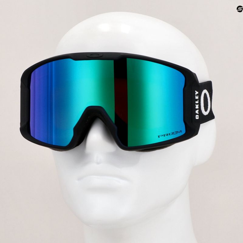 Oakley Line Miner M matt schwarz/prizm Schnee Argon Iridium Skibrille 6