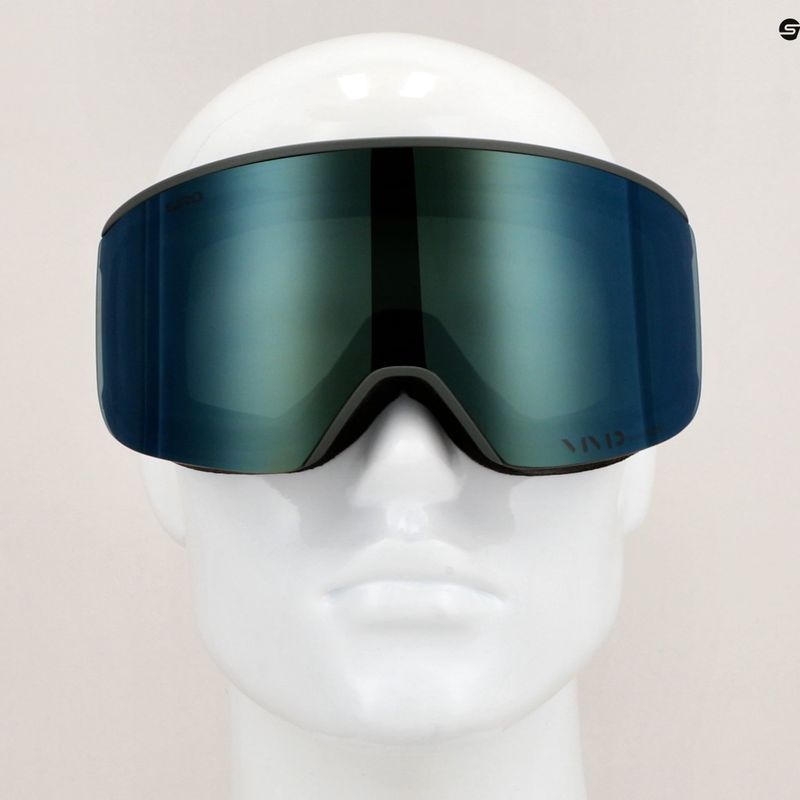 Giro Axis trail grün cloud dust/envy/infrared Skibrille 8