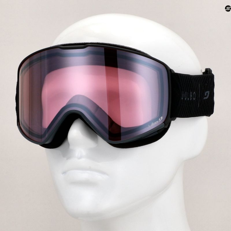 Julbo Alpha schwarz/rosa/flash silber Skibrille 7