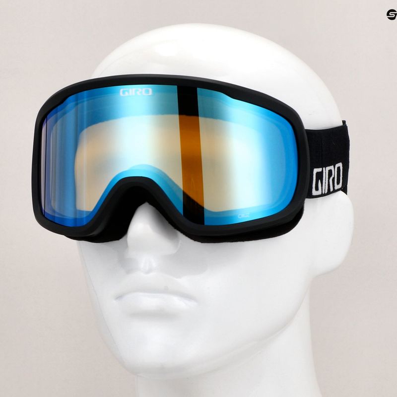 Giro Cruz schwarz wordmark/gelb boost Skibrille 6