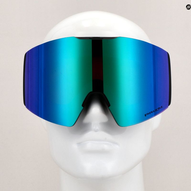 Oakley Fall Line L matt schwarz/prizm Schnee Argon Iridium Skibrille 6