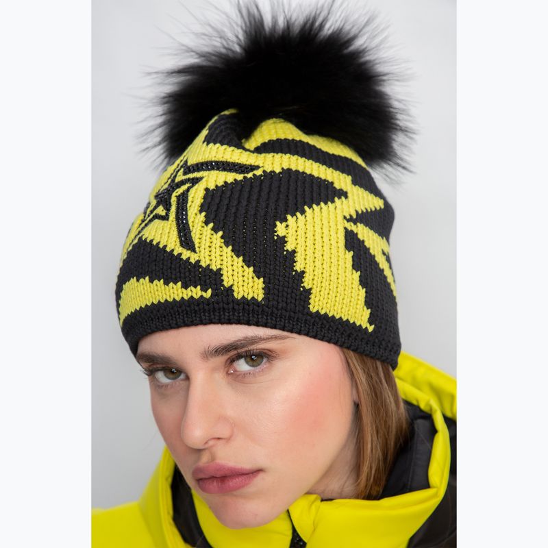 Damen Wintermütze Sportalm Soffine m.P leuchtend gelb 9