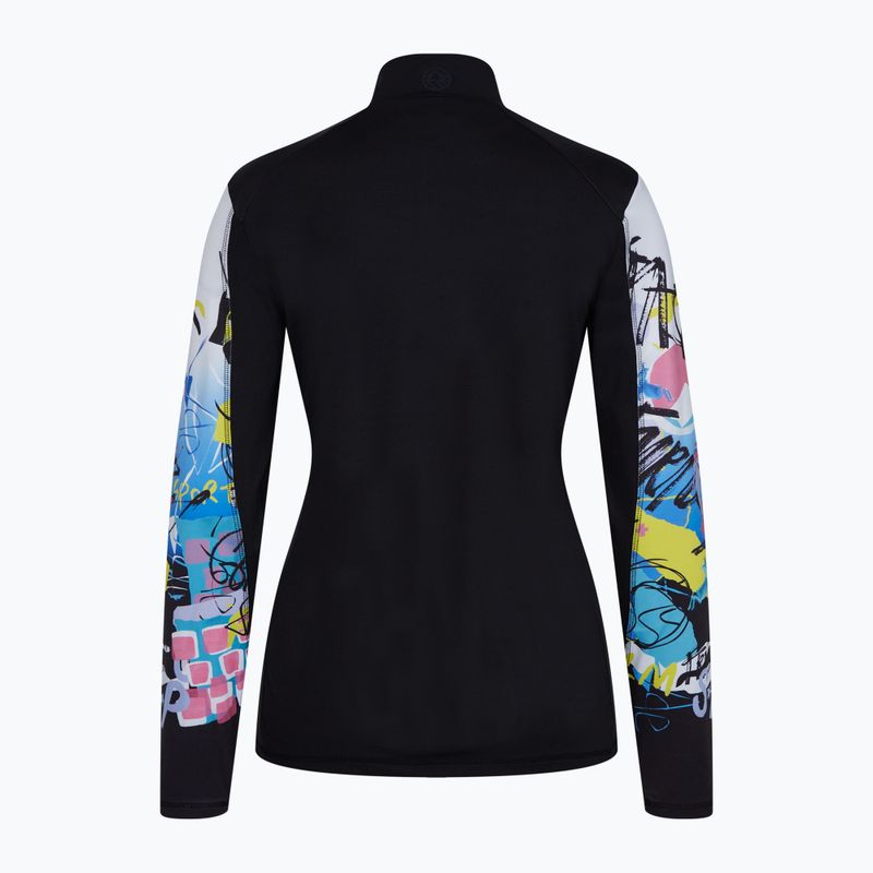Damen Sweatshirt Sportalm Bonny Print schwarz 11