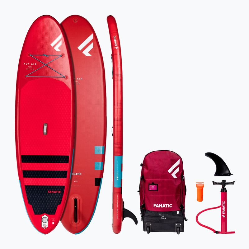 SUP Brett Fanatic Stubby Fly Air 9'8  rot 13200-1131