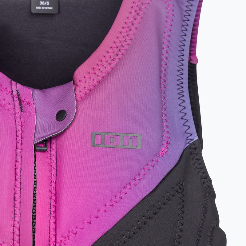Damen Schutzweste ION Ivy Front Zip schwarz/rosa 48233-4169 3