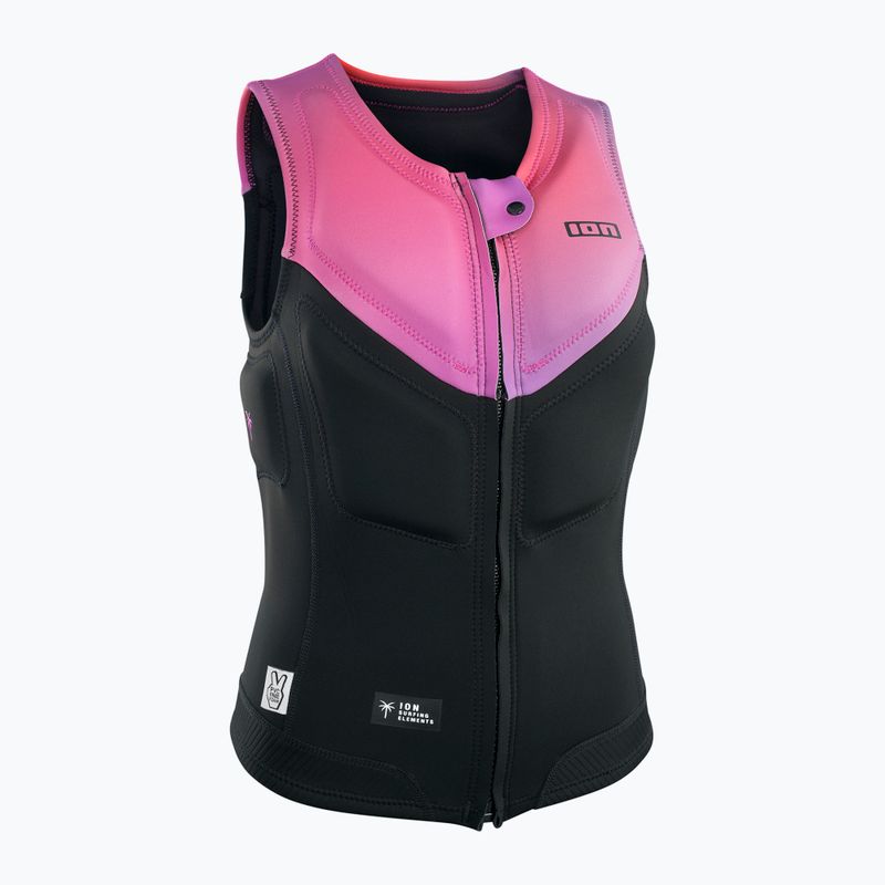 Damen Schutzweste ION Ivy Front Zip schwarz/rosa 48233-4169 7