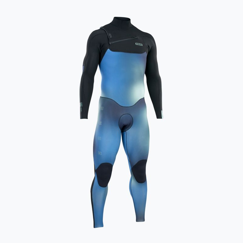 ION Seek Core 3/2 Front Zip Herren Neoprenanzug mit blauem Farbverlauf