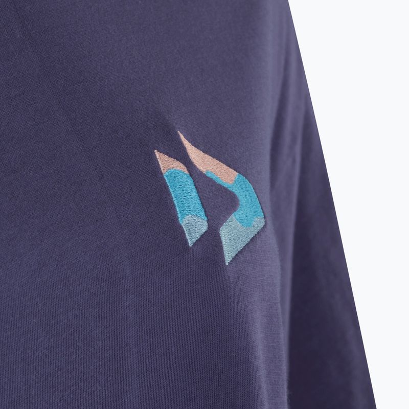 Damen-T-Shirt DUOTONE Logo robustes grau