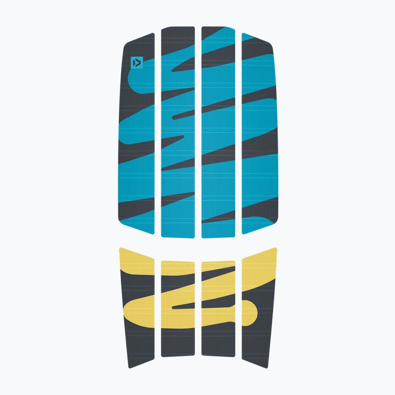 DUOTONE Team Front grau-blaues Kiteboarding Pad 44230-8038