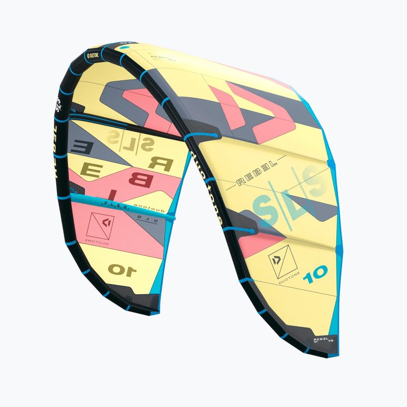 Kitesurfing drache DUOTONE Rebel SLS C8 gelb 4423-31