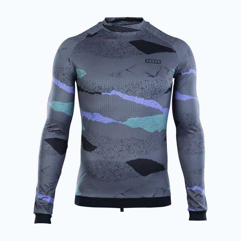 Herren ION Lycra Maze dunkel Collage Schwimmen Longsleeve