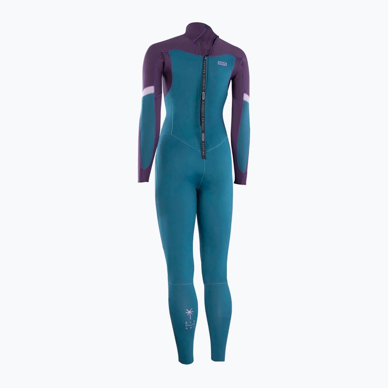 Damen Schwimm-Neoprenanzug ION Element 5/4 Back Zip deep forest 3