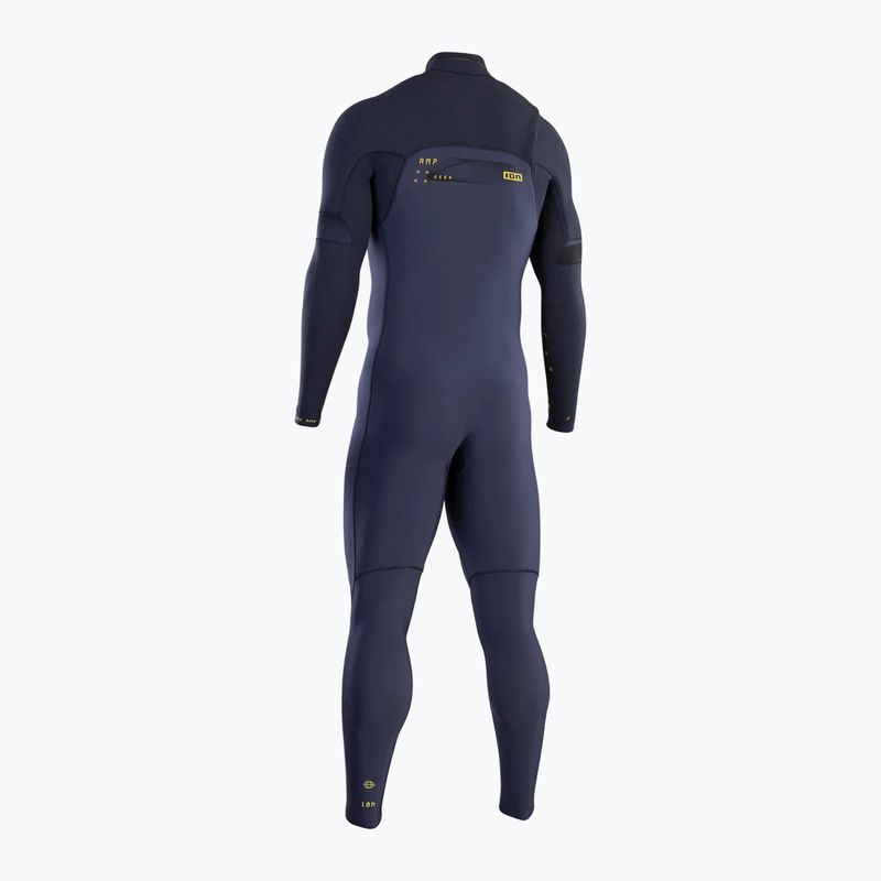 Herren Schwimm-Neoprenanzug ION Seek Amp 5/4 Front Zip blue nights 2