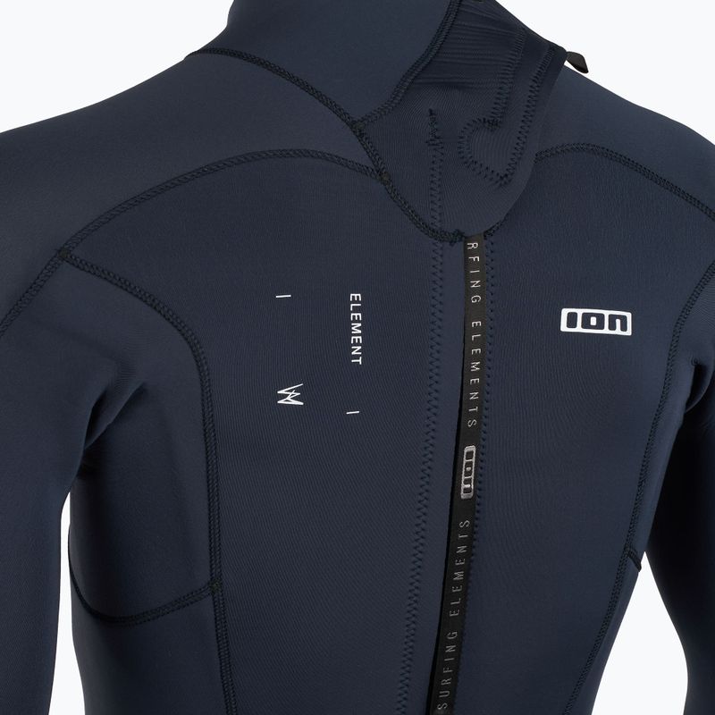 Men's ION Element 3/2 Back Zip blau Nächte Neoprenanzug 6