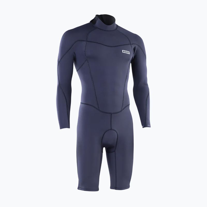 Herren Schwimm-Neoprenanzug ION Element 2/2 mm Shorty Back Zip blue nights