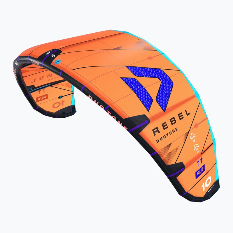 Kitesurf-Drachen DUOTONE Rebel SLS 2025 orange/blue 2