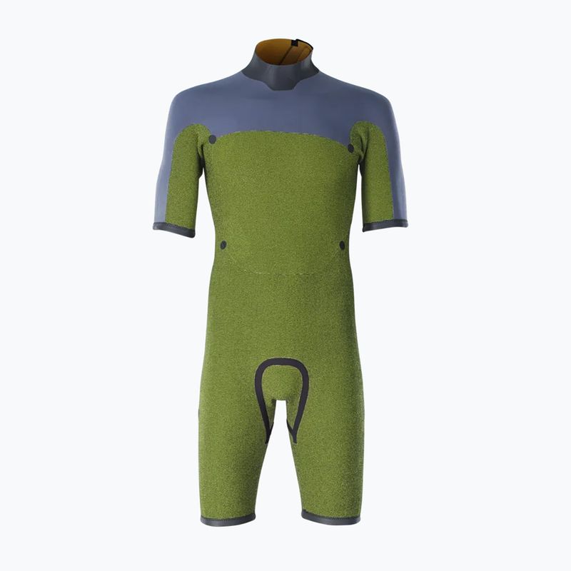 Herren Schwimm-Neoprenanzug ION Seek Core 2/2 mm Shorty Back Zip gold burst 3