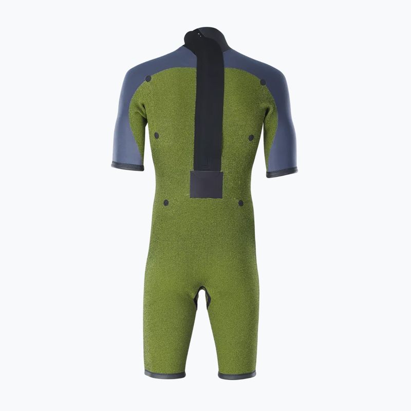 Herren Schwimm-Neoprenanzug ION Seek Core 2/2 mm Shorty Back Zip gold burst 4