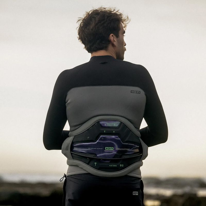 Herren-Kitesurf-Trapez ION Kite Waist Apex sage grey 6