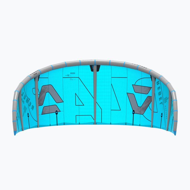 Kitesurf-Kite Duotone Rebel D/LAB Turquoise/Grey 4