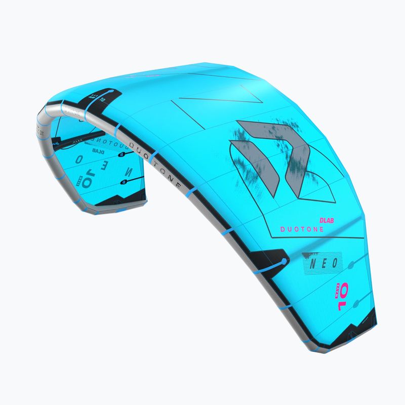 Kitesurf-Kite Duotone Neo D/LAB turquoise/grey 2