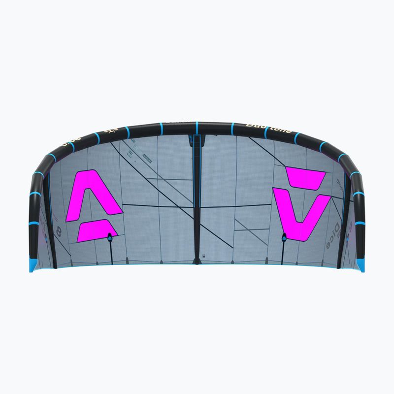 Kitesurf-Kite Duotone Dice SLS dark grey/pink 4