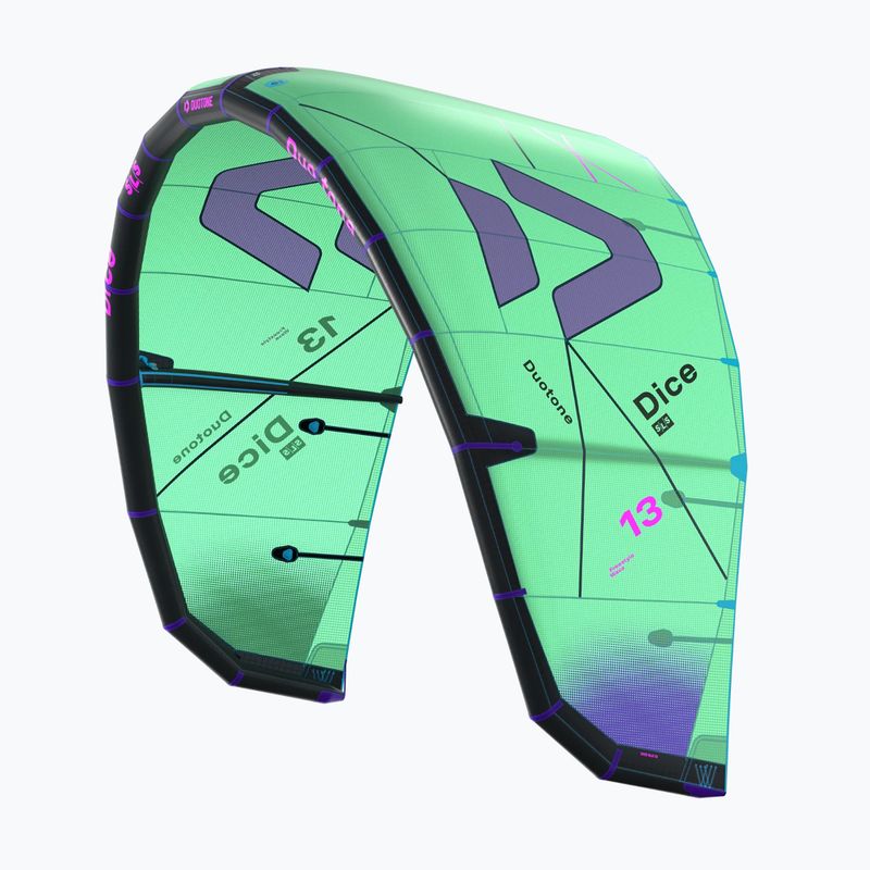 Kitesurf-Kite Duotone Dice SLS green/heron