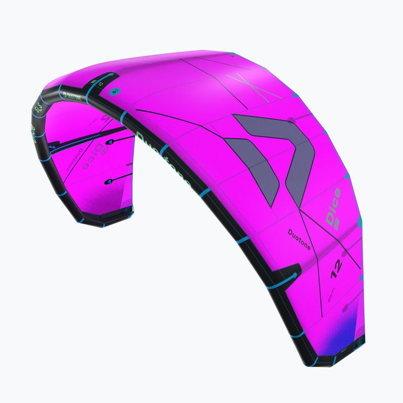 Kitesurf-Kite Duotone Dice SLS pink/dark grey 2
