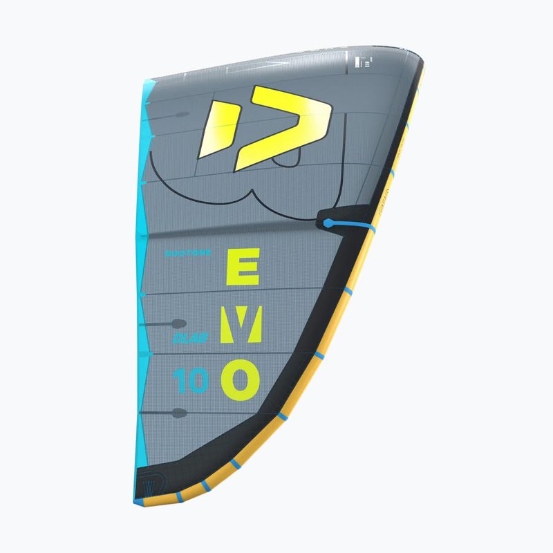 Kitesurf-Kite Duotone Evo D/LAB dark grey/lime 3
