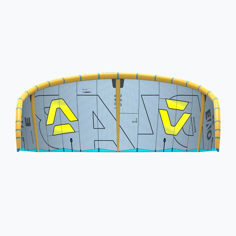 Kitesurf-Kite Duotone Evo D/LAB dark grey/lime 6