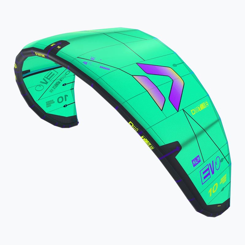 Kitesurf-Kite DUOTONE Evo SLS 2026 green purple 2