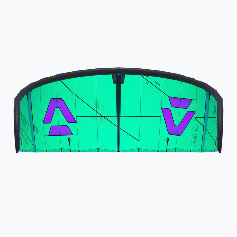 Kitesurf-Kite DUOTONE Evo SLS 2026 green purple 4
