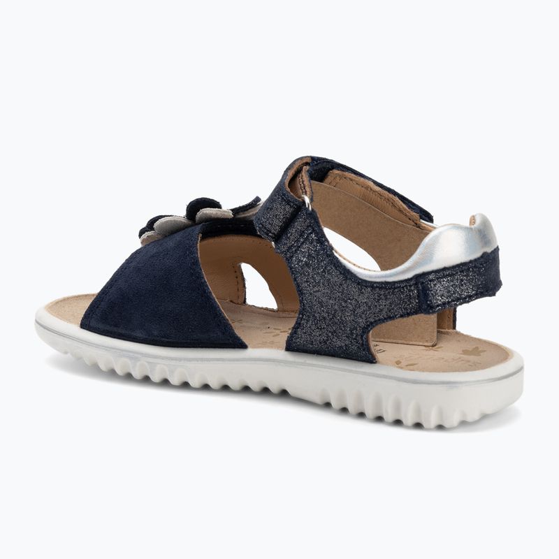 Superfit Sparkle blau/silberne Kindersandalen 3