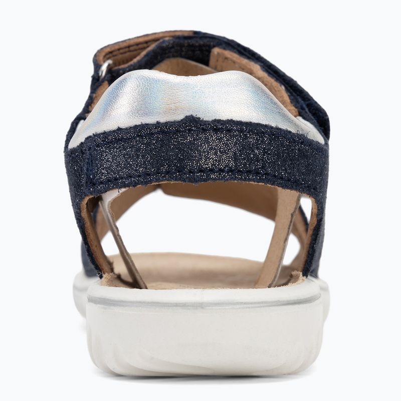 Superfit Sparkle blau/silberne Kindersandalen 6