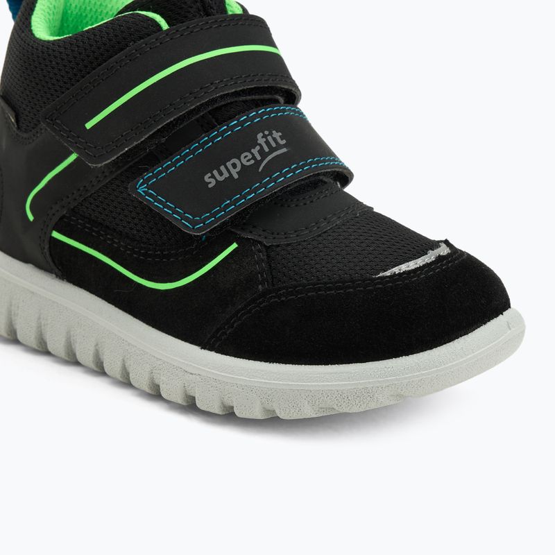 Superfit Sport7 Mini Kinderschuhe schwarz/hellgrün 7