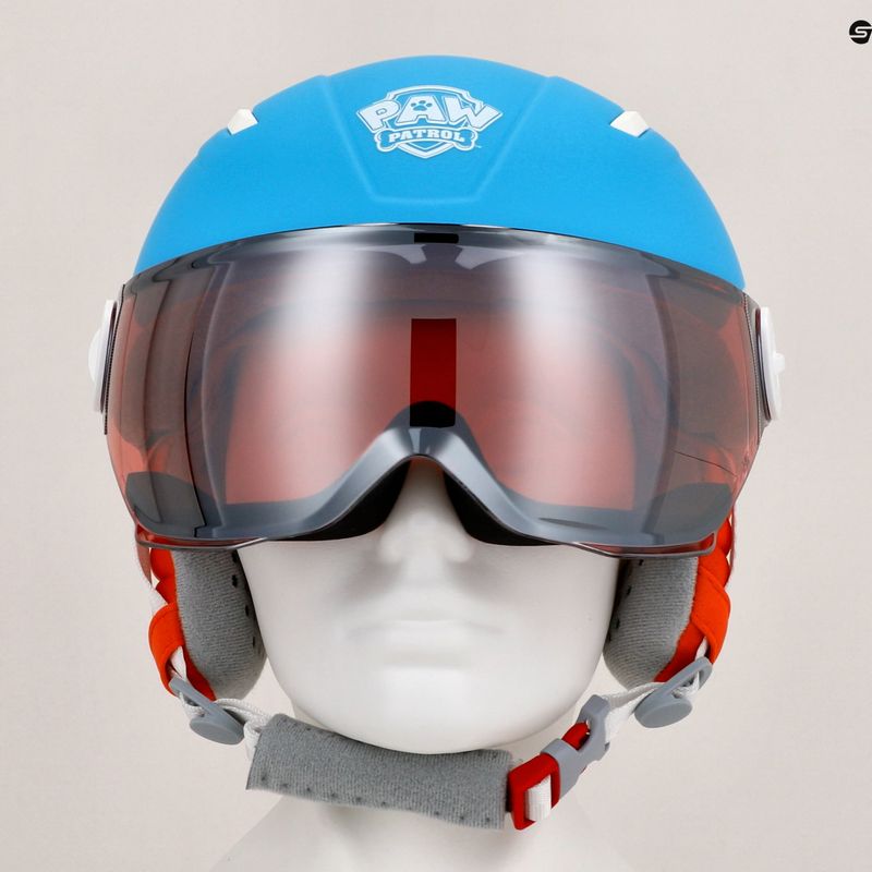 Kinderskihelm HEAD Mojo Visor Paw blau 8