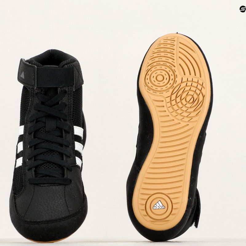 adidas Havoc Kinder-Boxschuhe schwarz/weiß 11